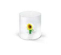 WD Lifestyle Verre borosilicate Capacité 250 ml Décor tournesol