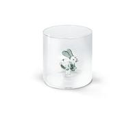 WD Lifestyle Verre borosilicate Capacité 250 ml Décoration lapin