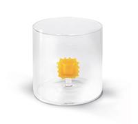 WD Lifestyle - Verre en verre borosilicate 250 ml avec décoration en verre coloré intérieur (Raviol)