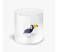 WD Lifestyle Verre en verre borosilicate 250 ml avec décoration (toucan)