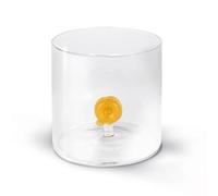 WD Lifestyle - Verre en verre borosilicate de 250 ml avec décoration intérieure en verre coloré (Tortellini)