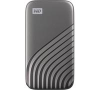 WD My Passport SSD 2 To Disque SSD Externe, Portable SSD, des vitesses allant jusqu'à 1050 Mo/s en lecture, 1000 Mo/s en écriture, USB-C, Compatibilité avec PC, Xbox et Playstation, Gris sidéral