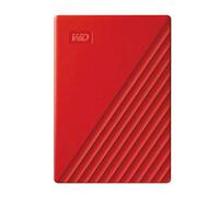 WD My Passport 2 to Disque Dur Portable Externe, USB 3.2 Gen 1, Rouge