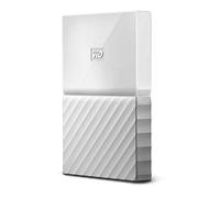 WD - My Passport - Disque dur externe portable USB 3.0 avec sauvegarde automatique et sécurisation par mot de passe - 2To, Blanc