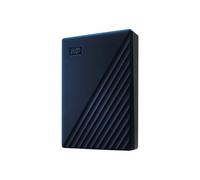 WD My Passport for Mac WDBA2F0050BBL - Disque dur - chiffré - 5 To - externe (portable) - USB 3.2 Gen 1 - AES 256 bits - bleu nuit