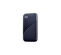 WD My Passport SSD 1 To Disque SSD Externe, Portable SSD, des vitesses allant jusqu'à 1050 Mo/s en lecture, 1000 Mo/s en écriture, USB-C, Compatibilité avec PC, Xbox et Playstation, Bleu nuit