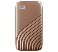 Western Digital SSD externe My Passport WDBAGF0010BGD 1 To chiffré AES 256 USB-C Or