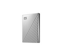 WD 2TB My Passport Ultra for Mac, Portable HDD USB-C ready with software for device management, backup and password protection - Silver