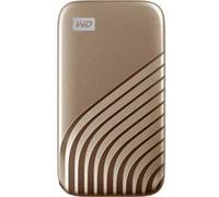 WD My Passport WDBAGF0020BGD - SSD - chiffré - 2 To - externe (portable) - USB 3.2 Gen 2 (USB-C connecteur) - AES 256 bits - or Or, Or G