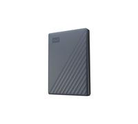 WD My Passport WDBWML0020BGY - Disque dur - chiffré - 2 To - externe (portable) - USB 3.2 Gen 1 (USB-C connecteur) - AES 256 bits - gris silicone