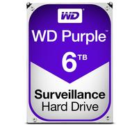 WD Purple 6TB SATA 6Gb/s CE HDD 8,9cm 3,5Zoll internal IntelliPower 64MB Cache 24x7 Bulk