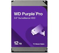 WD Purple Pro 12 To Disque dur Interne 3.5" dédié Vidéosurveillance AllFrame Technology, 550TB/yr, 256MB Cache, 7200 RPM, Garantie 5 ans