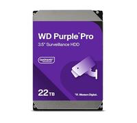 WD Purple Pro 22 To Disque dur Interne 3.5" dédié Vidéosurveillance AllFrame Technology, 550TB/yr, 512MB Cache, 7200 RPM, Garantie 5 ans