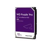 WD Purple Pro WD102PURP - Disque dur - 10 To - interne - 3.5" - SATA 6Gb/s - 7200 tours/min - mémoire tampon : 512 Mo