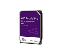 WD Purple Pro WD122PURP - Disque dur - 12 To - interne - 3.5" - SATA 6Gb/s - 7200 tours/min - mémoire tampon : 512 Mo