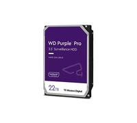 WD Purple Pro WD221PURP - Disque dur - 22 To - surveillance, vidéo intelligente - interne - 3.5" - SATA 6Gb/s - 7200 tours/min - mémoire tampon : 512