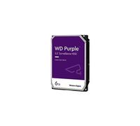 Disque dur interne Western Digital WD Purple Surveillance Hard Drive WD60PURZ - Disque dur - 6 To - interne - 3.5" - SATA 6Gb/s - 5400 tours/min - mémoire tampon : 64 Mo