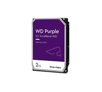 WD Purple WD22PURZ - Disque dur - 2 To - interne - 3.5" - SATA 6Gb/s - mémoire tampon : 256 Mo