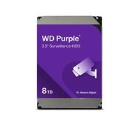 WD Purple WD85PURZ - Disque dur - 8 To - interne - 3.5" - SATA 6Gb/s - 5640 tours/min - mémoire tampon : 256 Mo