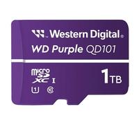 WD Purple WDD100T1P0C - Carte mémoire flash - 1 To - UHS-I U1 / Class10 - microSDXC - violet