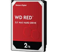 WD Red, Disque dur interne NAS 2 TB - 5400 rpm, SATA 6 Gb/s, SMR, Cache de 256 MB, 3,5 po
