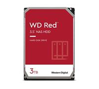 WD Red, Disque dur interne NAS 3 To - 5400 rpm, SATA 6 Go/s, SMR, Cache de 256 Mo, 3,5 po