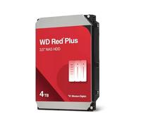 WD Red Plus - Disque dur - 4 To - interne - 3.5" - SATA 6Gb/s - 5400 tours/min - mémoire tampon : 128 Mo