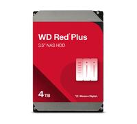 WD Red Plus 4 To Disque dur Interne 3.5" dédié NAS, 5400 RPM Class, SATA 6 GB/s, CMR, 256MB Cache, Garantie 3 ans