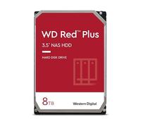 WD Red Plus 8 To Disque dur Interne 3.5" dédié NAS, 5400 RPM Class, SATA 6 GB/s, CMR, 128MB Cache, Garantie 3 ans