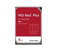 WD Red Plus WD80EFAX - Disque dur - 8 To - interne - 3.5" - SATA 6Gb/s - 5400 tours/min - mémoire tampon : 256 Mo
