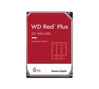 WD Red Plus Disque Dur Interne NAS 3,5" 6 to - Classe 5400 TR/Min, SATA 6 Go/s, CMR, 256 Mo de Cache