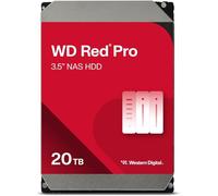 WD Red Pro 20 to NAS Disque Dur Interne 3,5" - 7200 RPM, SATA 6 GB/s, CMR, Cache de 512 Mo