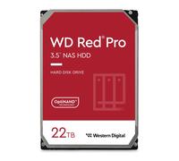 WD Red Pro 22TB NAS 3.5" Internal Hard Drive - 7200 RPM Class, SATA 6 Gb/s, CMR,