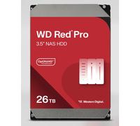 WD Red Pro 26TB NAS 3.5" Internal Hard Drive - 7200 RPM Class, SATA 6 Gb/s, CMR