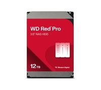 WD Red Pro WD121KFBX - Disque dur - 12 To - interne - 3.5" - SATA 6Gb/s - 7200 tours/min - mémoire tampon : 256 Mo