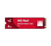 WD Red SN700 4 To NVMe SSD pour appareils NAS, avec réactivité robuste du système et performances E/S exceptionnelles