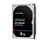 WD Ultrastar DC HA340 WUS721204BLE6L4 - Disque dur - Centre de données - 4 To - interne - 3.5" - SATA 6Gb/s - 7200 tours/min - mémoire tampon : 256 Mo