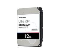 WD Ultrastar DC HC520 HUH721212AL5200 - Disque dur - 12 To - interne - 3.5" - SAS 12Gb/s - 7200 tours/min - mémoire tampon : 256 Mo