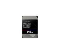 WD Ultrastar DC HC555 - Disque dur - Centre de données - 20 To - interne - 3.5" - SATA 6Gb/s - 7200 tours/min - mémoire tampon : 512 Mo