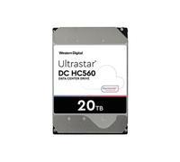 WD Ultrastar DC HC560 - Disque dur - 20 To - interne - 3.5" - SAS 12Gb/s - 7200 tours/min - mémoire tampon : 512 Mo