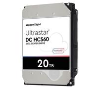 WD Ultrastar DC HC560 WUH722020BL5201 - Disque dur - chiffré - 20 To - interne - 3.5" - SAS - 7200 tours/min - mémoire tampon : 512 Mo -