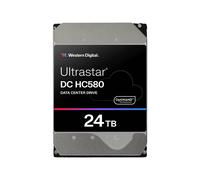 WD Ultrastar DC HC580 WUH722424ALE6L4 - Disque dur - 24 To - interne - 3.5" - SATA 6Gb/s - 7200 tours/min - mémoire tampon : 512 Mo