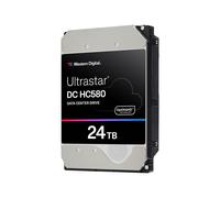 WD Ultrastar DC HC580 WUH722424ALE6L4 - Disque dur - 24 To - interne - 3.5" - SATA 6Gb/s - 7200 tours/min - mémoire tampon : 512 Mo