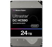WD Ultrastar DC HC590 0F59373 - Disque dur - Centre de données - chiffré - 24 To - interne - 3.5" - SAS 12Gb/s - 7200 tours/min - mémoire tampon : 512 Mo - Self-Encrypting Drive (SED) G