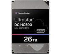 WD Ultrastar DC HC590 0F65672 - Disque dur - Centre de données - chiffré - 26 To - interne - 3.5" - SATA 6Gb/s - 7200 tours/min - mémoire tampon : 512 Mo - TCG Encryption Multicolore G