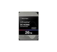 WD Ultrastar DC HC590 - Disque dur - Centre de données - chiffré - 26 To - interne - 3.5" - SAS 12Gb/s - 7200 tours/min - mémoire tampon : 512 Mo -
