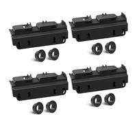 WD28X27241 Kit de support et rouleau de rechange pour panier inférieur de lave-vaisselle GE, interchangeables avec les côtés L et R - Remplace WD12X10439, WD12X10446, WD12X10447 (lot de 4)