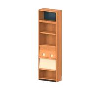 wD7rE5bm6z étagère à Livres Bibliothèque combinable à volonté, Style rétro Minimaliste, Meuble de Rangement étagères réglables et rabattables
