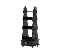 wD7rE5bm6z étagère à Livres Bibliothèque Mobile rotative sur Pied, étagère créative en Bois à Plusieurs étages for la Maison