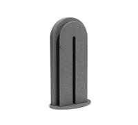 wD7rE5bm6z Tours de bijoux Microfiber Arched Shaped Necklace Holder for Retail(Grigio,Petit)